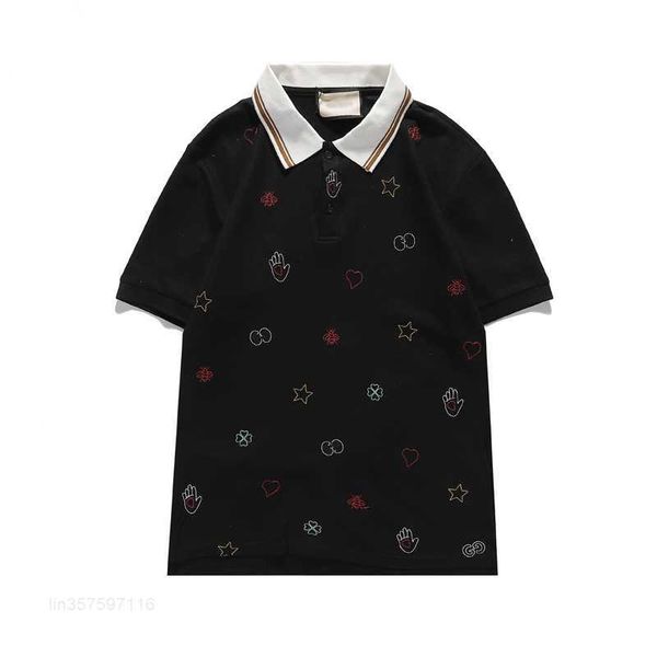 

2023 business casual polo shirts t shirts men's sleeves striped slim fit manly society men's fashion check 2 color options bnny, White;black