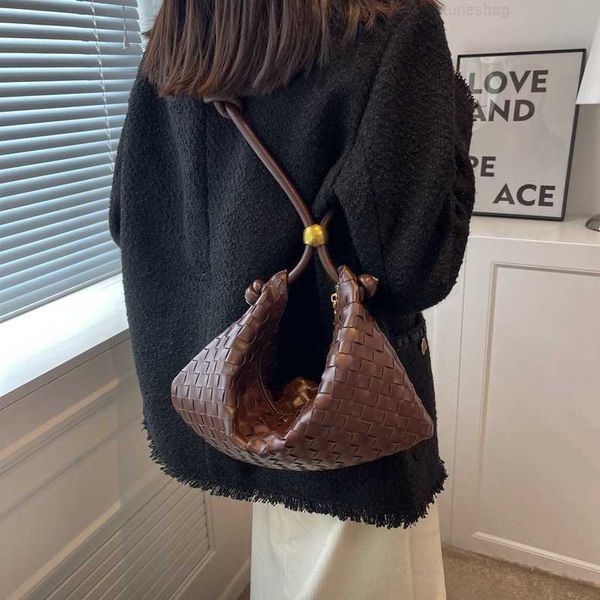 

botega venates jodie mini teen intrecciato pouch explosive bag women's niche design woven crossbody bag high sense one shoulder handbag