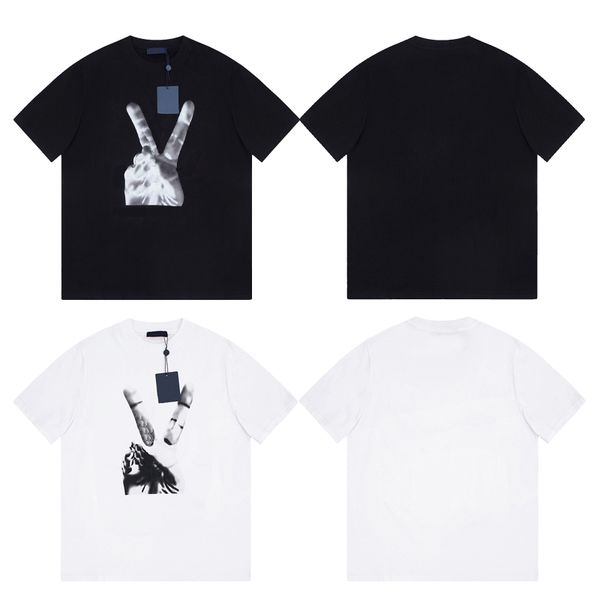 

summer women's t-shirt crewneck men's short sleeve pure cotton sweat absorbent breathable letter black and white banquet home spor