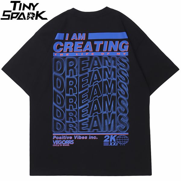 

mens tshirts hip hop streetwear tshirt letter printed t shirt men harajuku cotton casual tshirt spring summer short sleeve tees 230323, White;black