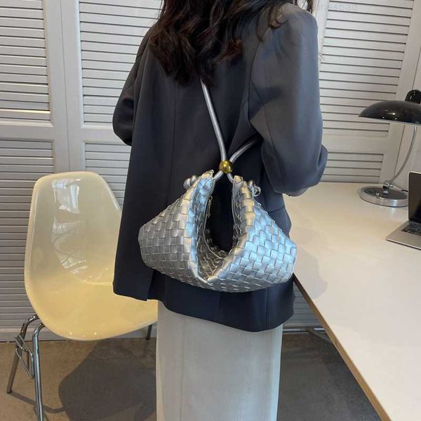 

botega venates jodie mini teen intrecciato pouch explosive bag women's niche design woven crossbody bag high sense one shoulder handbag