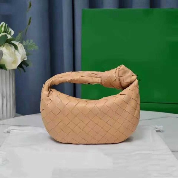 

botega venates jodie mini teen intrecciato pouch baodiejia's same sheep skin woven cloud bag mini dumpling leisure knotted hand croissa