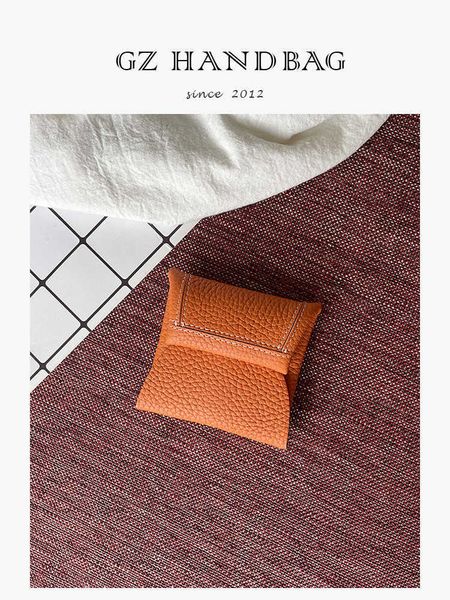 

wallets genuine leather small coin purses minimalist cowhide mini money bag luxury design wallet famous brand solid change pouch y2303, Red;black