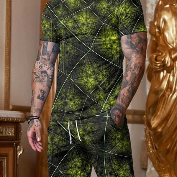 

summer printed men's casual t-shirt 2022, Black