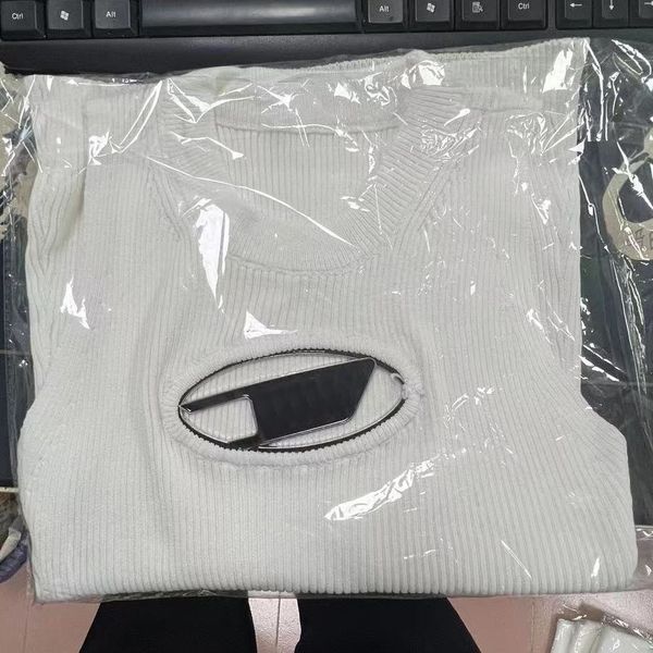 

womens tanks camis designer vest fashion diesel new womens letter print short shirt sleeve tees polo crop yh, White