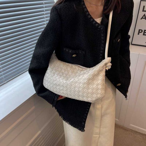 

botega venates jodie mini teen intrecciato pouch explosive bag women's niche design woven crossbody bag high sense one shoulder handbag