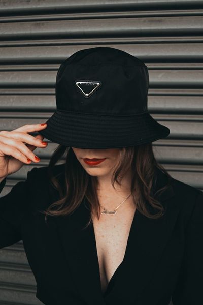 

bucket hat casquette luxury designer hats outdoor fishing resort nylon wide brim frayed pink white silver tone summer expedition demin nylon, Blue;gray