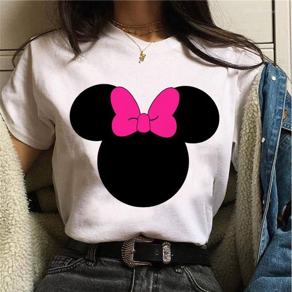 

fancy woman women's t shirts women t-shirt 2023 shirt harajuku cute graphic tshirt womens leopard print kawaii aesthetic clothes ladies, White