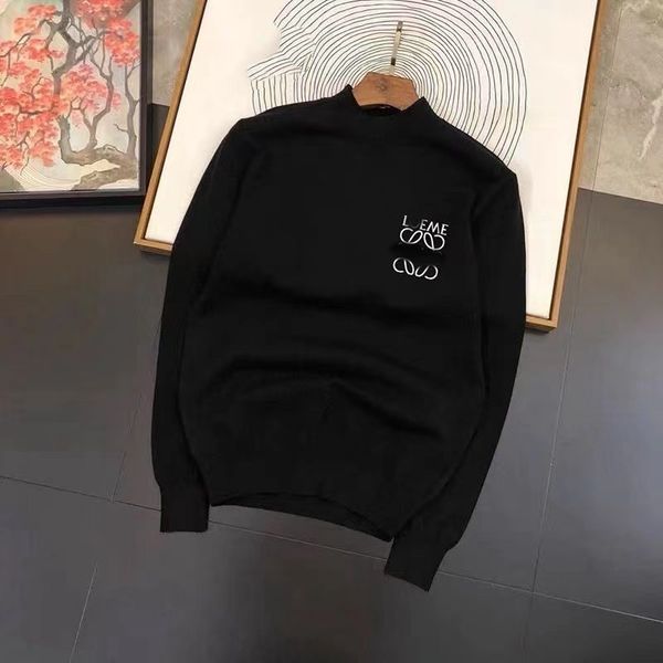 

fashion brand hoodies for men sweatshirts lowe cashmere jacket 2023 autumn winter embroidery couple college ins tracksuits brands 12 sfv1, Black
