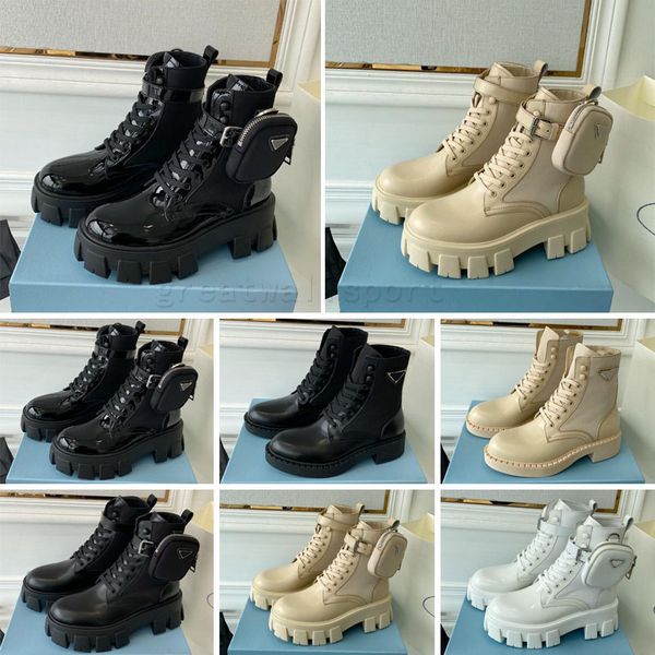 

women designer rois boots ankle martin boots and nylon boot military inspired combat boots nylon bouch attached to the ankle no45, Black