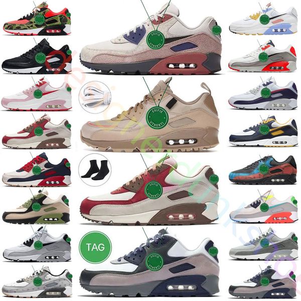 

mens cushion 90 running shoes premium mesh gs sports shoe 90s valentines day royal cool grey bred unvrsty gold black trail team gold maxs ai