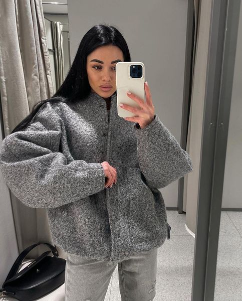 

women's jacket's jackets with buttons bombers grey long sleeve coat lady warm pockets outwear 2023 spring winter 230323, Black;brown