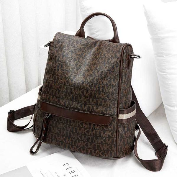 

70% off new classic large capacity multi bag full print anti theft women's backpack women