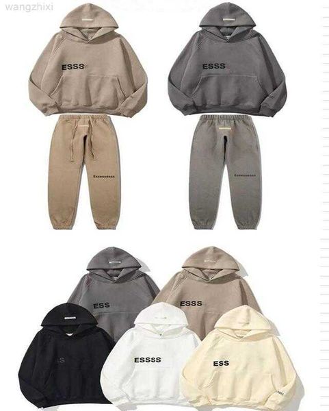 

ess warm hoody hooded hoodies designer mens women streetwear pullover sweatshirts loose jumper clothing size s-xl, Black