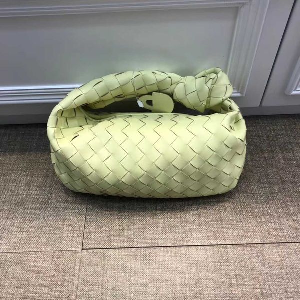 

botega venates jodie mini teen intrecciato pouch spring soft cowhide woven croissant knotted large capacity pleated dumplings handbag female