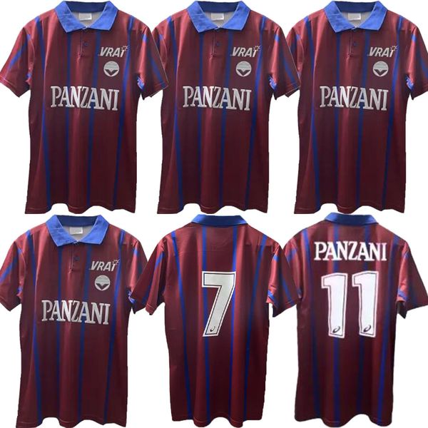 

1993 1995 girondins de bordeaux retro soccer jersey bordeaux zidane dugarry witschge lizarazu classic vintage football shirts top, Black