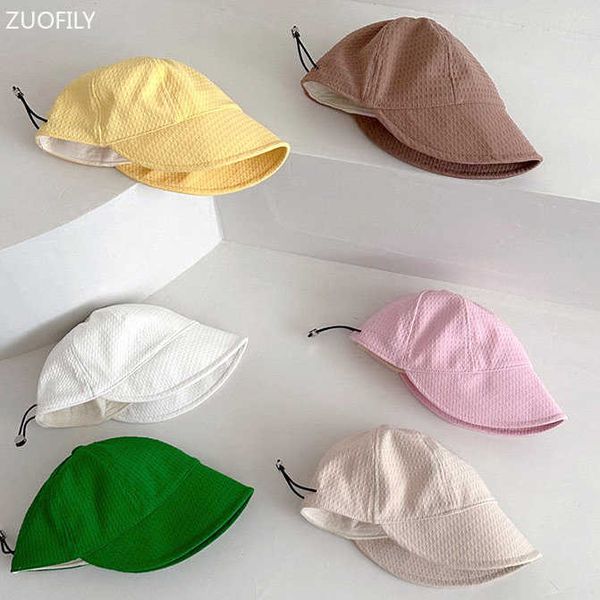 

caps hats 2023 solid color baby hat soft cotton baby bonnet cap korea style adjustable spring summer children baseball cap for girls boys p2, Yellow