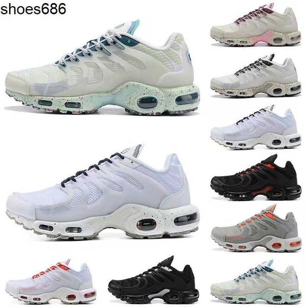 

2023 tn terrascape air cushioned shoes sports shoes casual men's and women's running shoes, Black