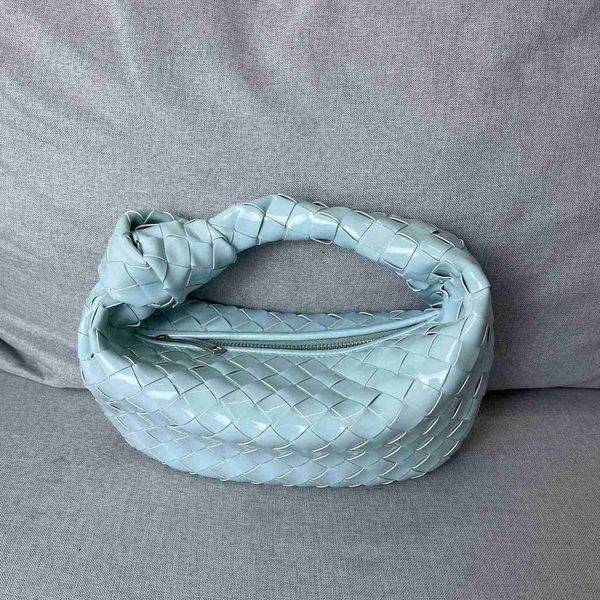 

botega venates jodie mini teen intrecciato pouch women's woven knotting croissant fashionable highgrade hand bag kt4t