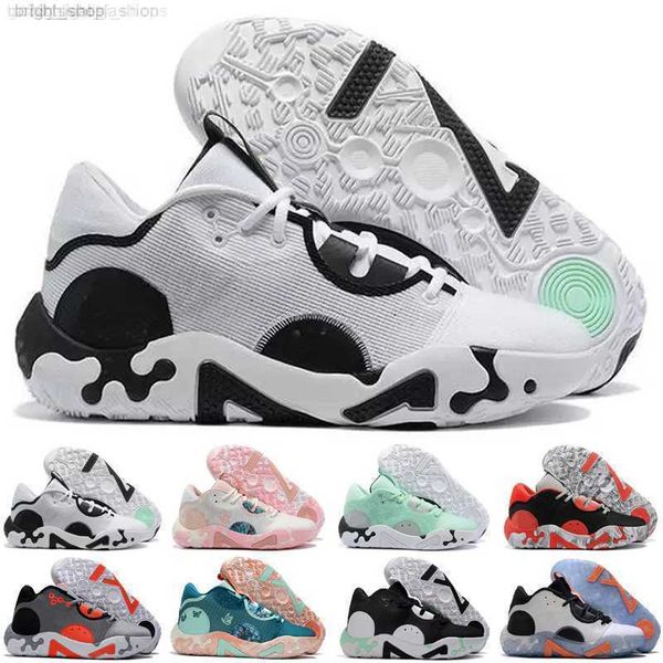 

paul george pg 6 mens basketball shoes sneakers pg6 weekend fluoro black mint white infrared bred valentines day 2022 sport women trainer si