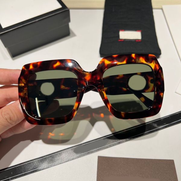 

navy blue womens sunglasses big frame designer glasses leopard print shades lunette homme fashion accessories trendy uv protection sunglasse, White;black