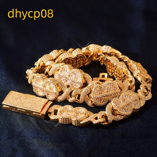 

designer jewelry new infinite chain dollar chain cuban chain, Silver