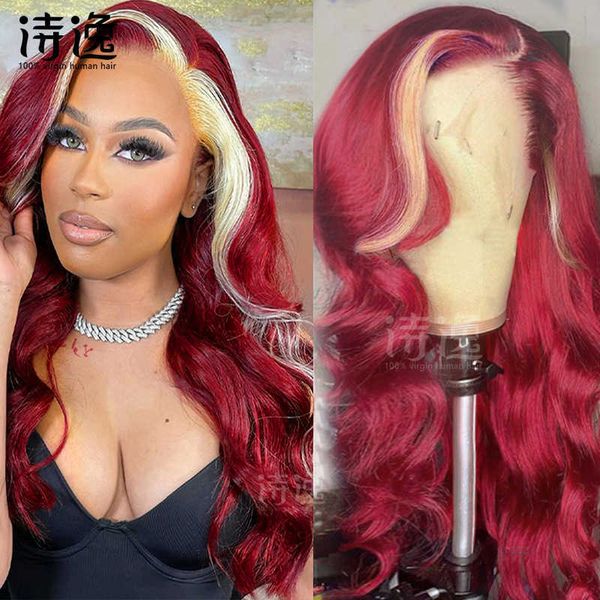 

wxw99j two 613 13x4 bodywave lace front human hair wigs 230323, Black