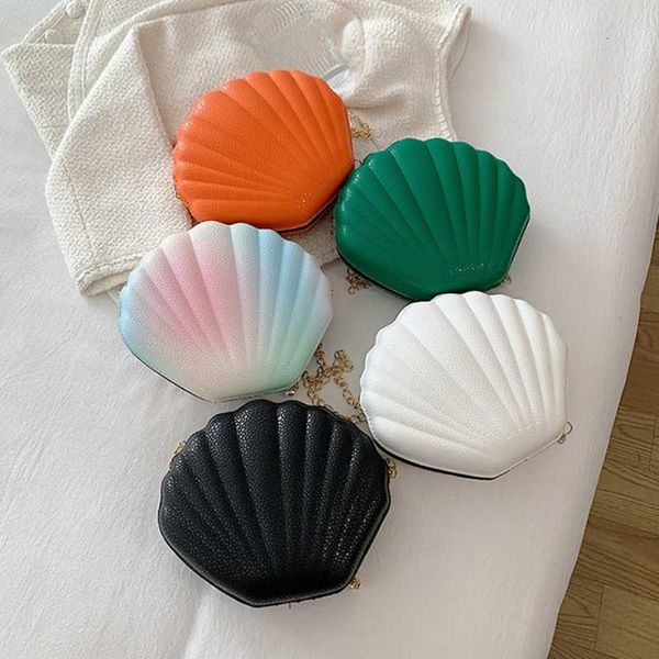 

shell design crossbody bag summer beach chain shoulder small clutch for women fashionable decoration fashion
