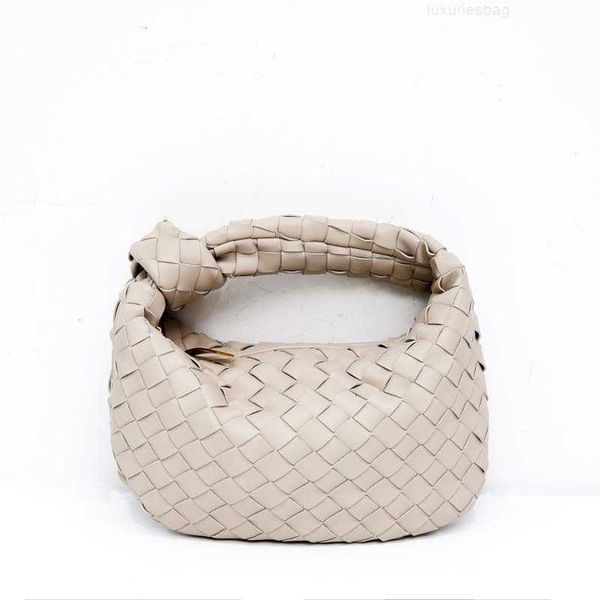 

botega venates jodie mini teen intrecciato pouch portable women's cloud soft skin wrinkled dumpling hand woven bag lokh