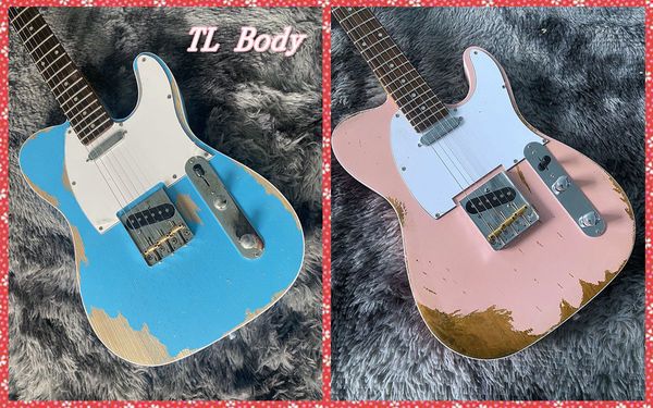 

hand made tl vintage reilc electric guitar in stock