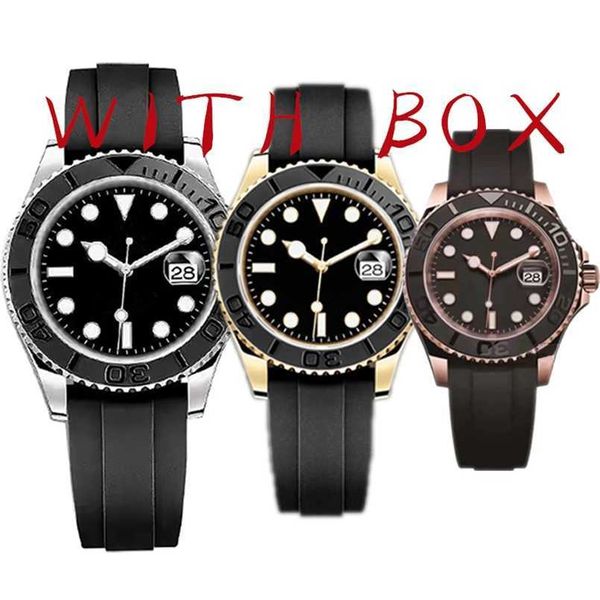 

rolax luxury men's mechanical designer automatic watch 40mm stainless steel black dial master watches sapphire classic folding strap lu, Slivery;black