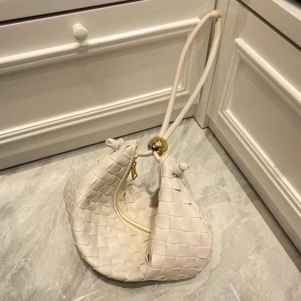 

botega venates jodie mini teen intrecciato pouch leather women's woven dumpling golden ball underarm versatile shell single shoulder ha