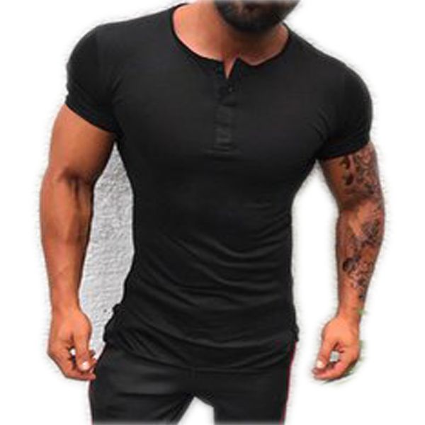 

2023 men's new t-shirtmen's brushed cotton t-shirts mens tshirt sun summer new style men open tube short-sleeved shirt semi-open-c, White;black