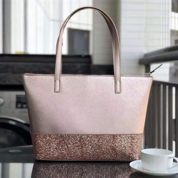 

brand desiger bags new glitter large women shoulder bag purses fashion handbags totes shopping bags 5 color2383