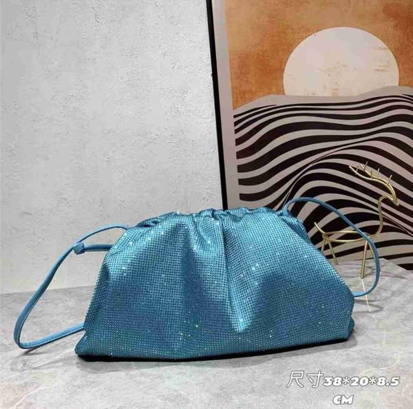 

botega venates jodie mini teen intrecciato pouch style cloud casual cross small bag with diamond lt52