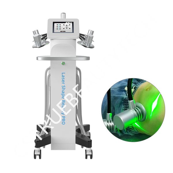 

532nm cold cryo lipo laser fat slimming machine body cellulite removal 6d ems cool paddles beauty equipment