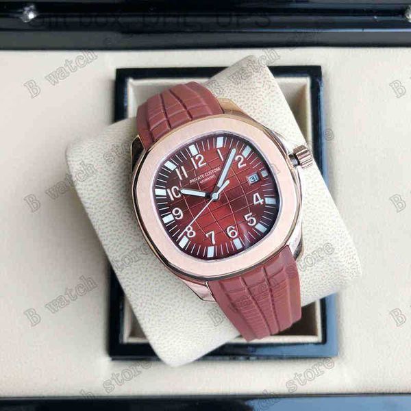 

movement superclone 5167 super 40mm men's 8215 automatic watch miyota luminous 5bar waterproof date rubber strap mechanical bq37, Slivery;brown