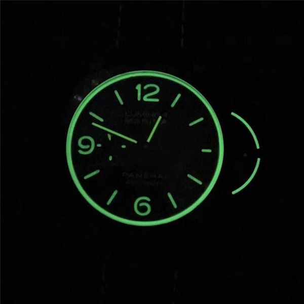 

luxury watch pam automatic mechanism movement super luminous function mens watches 47 44 42mm mineral reinforced glass324q, Slivery;brown