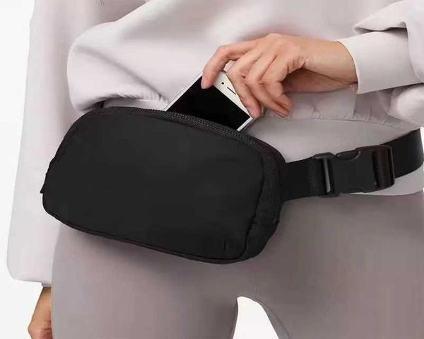 

new lu belt bag official models ladies sports waist bag outdoor messenger chest 1l capacity with brand5614478