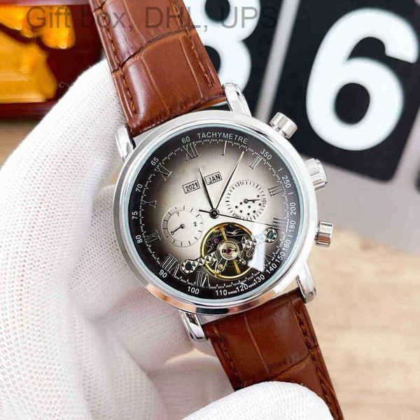 

pate for super men's torque mens flywheel philipp luxury watches automatic mechanical function baida flywheelwristwatches fashion nauti, Slivery;brown