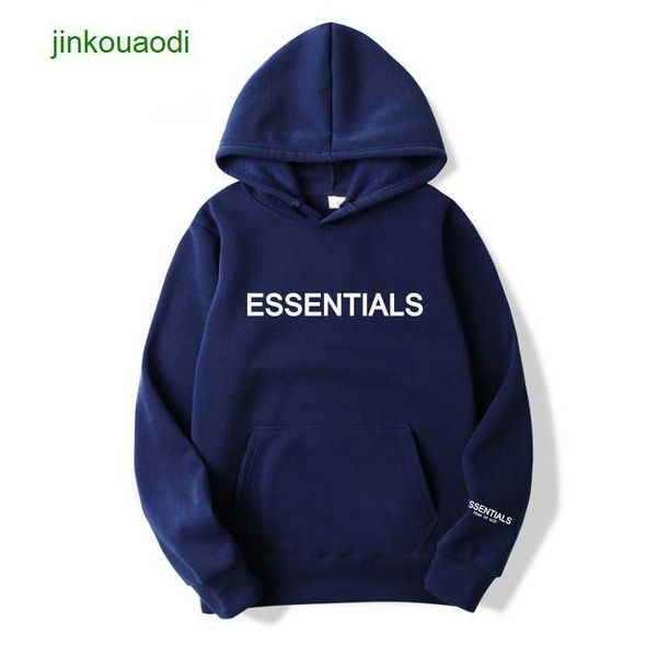 

fashion coat fear god printed sweater men's autumn and winter fleece casual sports hoodie, Black