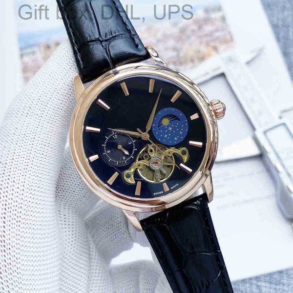 

torque flywheel fashion baida fully automatic mechanical men's business super three eye trend calendar leisure watch ezns, Slivery;brown