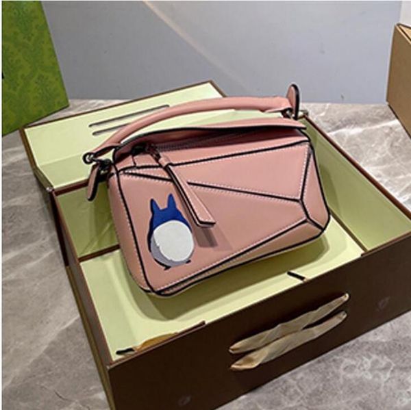 

spirited away crossover pillow bags handbag new small medium fashionable high-capacity boston bag portable commuter bag white steel hardware