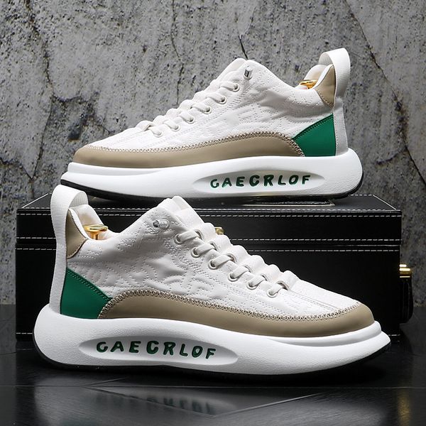 

men shoes leather casual new in male sneakers outdoor walking fashion running luxury designer tennis flat students loafers, Black