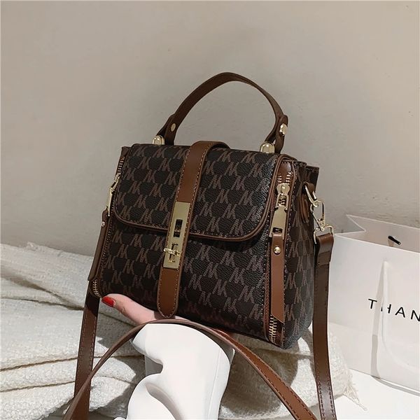 

designer bag european style letter print small tote luxury handbags for women short handle ladies shoulder crossbody bags
