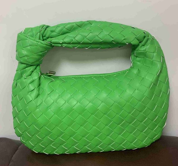 

botega venates jodie mini teen intrecciato pouch cowhorn bag year women's fashionable hand woven one shoulder handbag personality simpl