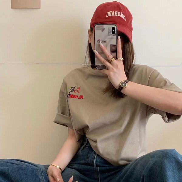 

brand arc'teryss t shirt for men arc tees lovers summer new small family letter print for men and women the same fashion casual trend 9, White;black