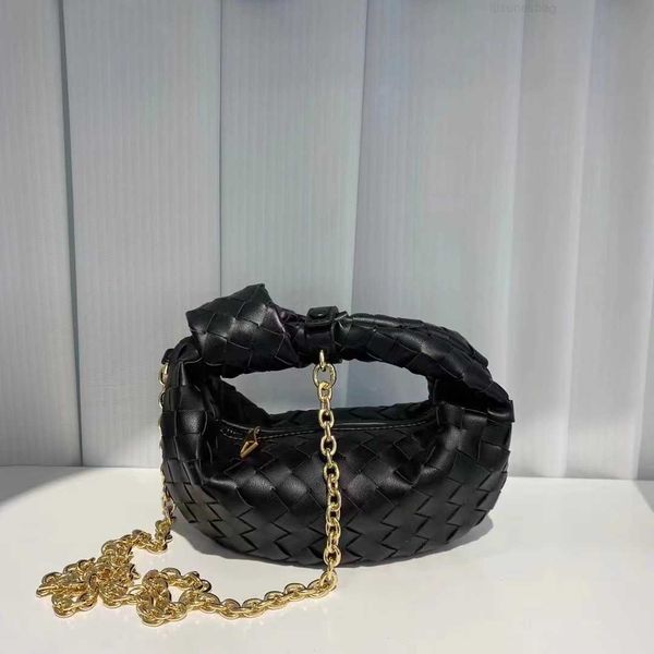

botega venates jodie mini teen intrecciato pouch handwoven cloud small design leather oneshoulder messenger chain fashion women's bag k