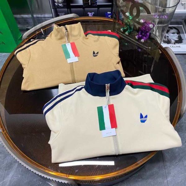 

men's jackets designer mens jacket zipper jackets fashion classic letter embroidery color block sports cardigan casual coat men women p, Black;brown