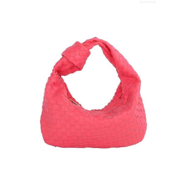 

botega venates jodie mini teen intrecciato pouch women's handheld cloud material hand woven pleated soft leather casual bag 203y